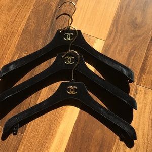 Authentic Chanel clothes hangers